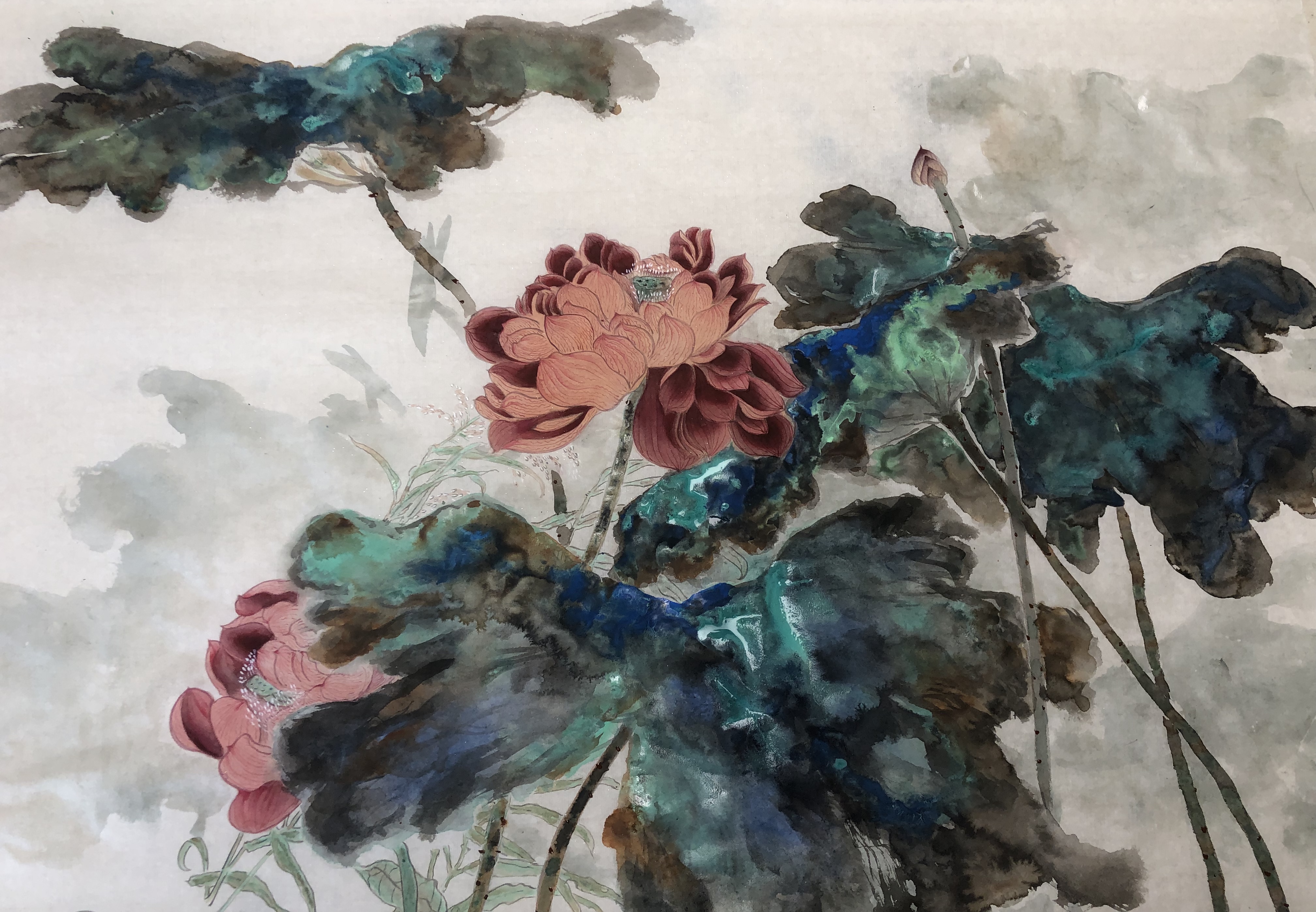 Ink Wash Lotus